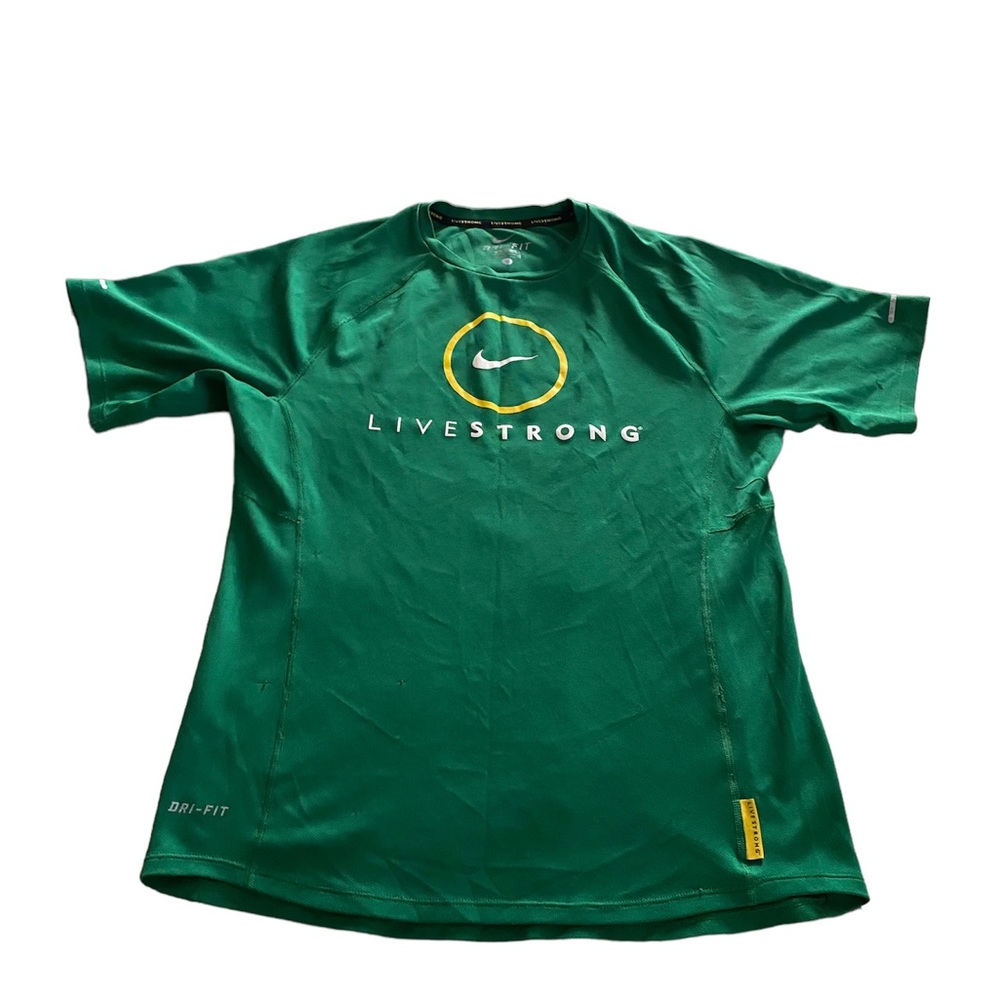 Nike Livestrong Men’s Green Short Sleeve T Shirt Size S